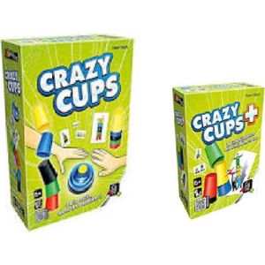 JEU SOCIÉTÉ - PLATEAU Lot De 2 Jeux De Société - Crazy Cups + Crazy Cups