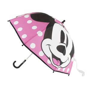Parapluie Enfant Minnie Mouse - 71cm Diamètre, Transparent Rose - Cerdá