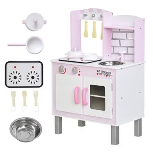 Cuisine Bois Enfant Rose Achat Vente Jeux Et Jouets Pas Chers