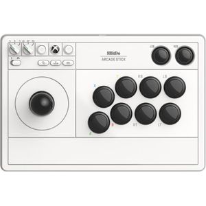 CONSOLE RÉTRO Rétrogaming-8Bitdo Arcade Stick 2.4G/USB pour Xbox Series X/S, Xbox One et Windows - Edition Blanche / White Edition