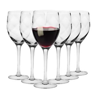 Verre à vin KROSNO Romance Petite Verre à Vin Rouge | Lot de 6