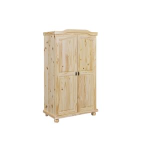 Armoire 2 Portes Bois Massif Achat Vente Pas Cher
