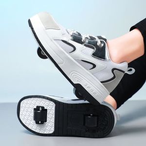 JTKDL Chaussure À roulettes Baskets De Sport De Plein Chaussure avec  Roulette Air Baskets De Gymnastique pour Garçons Filles Chaussures De