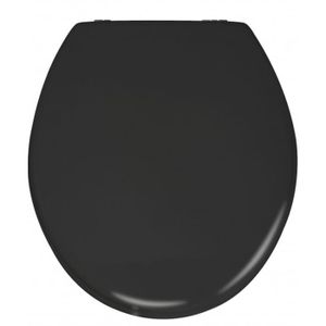 Abattant de Toilette en Bois compress/é HDF Galets Gris Siege WC Standard Universel Arvix