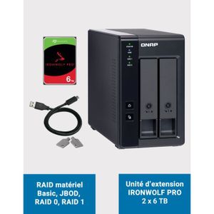 Synology DS220+ 2Go Serveur NAS IRONWOLF PRO 8To (2x4To) - Cdiscount  Informatique