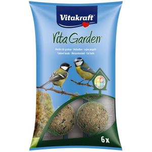 VITAKRAFT - Sachet de 8 Boules de Graisse sans Filet pour Oiseaux du Jardin  - Alimentation pour Oiseaux : : Jardin
