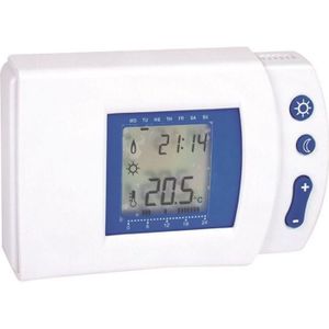 THERMOSTAT D'AMBIANCE Thermostat électronique digital hebdomadaire - VOLTMAN - Simple à installer - Blanc