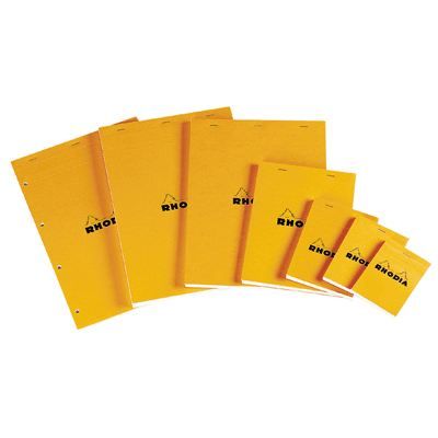 Bloc-notes Rhodia A4 80 feuilles 80g ligné jaune