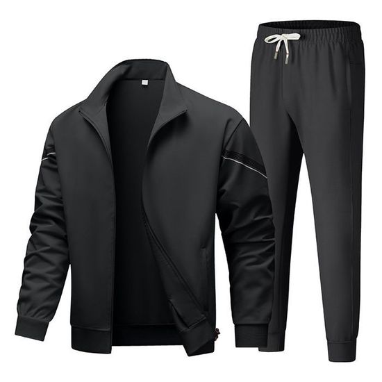 Ensemble Sport Homme 2 Pièces T-shirt Manches Courtes + Short – Style Décontracté Été – Respirant & Confort