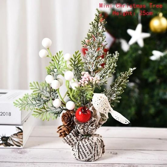 YESCUSTOM Sapin de Noël Artificiel 0.6M 50 Branches Arbre de Noël en YESCUSTOM Sapin de Noël Artificiel 0.6M 50 Branches Arbre de Noël en
