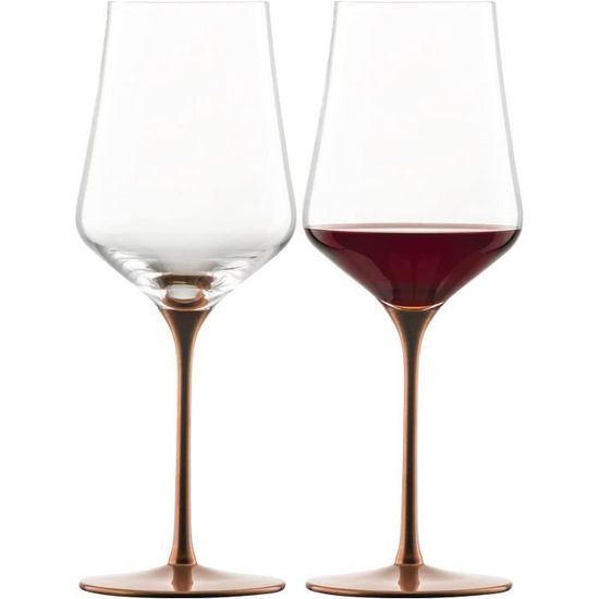 Maverton Set De 2 Verre A Vin En Cristal - Verres Gravés 530 Ml