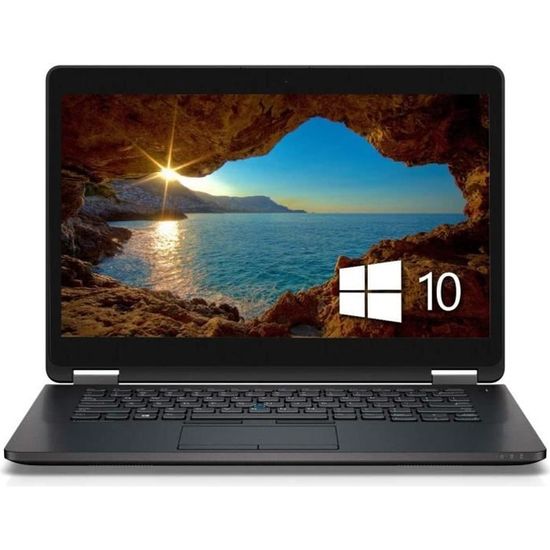 Dell Latitude E7470 Ultrabook Ordinateur portable 14" Intel Core i5-6300U 2,40 GHz 8 Go RAM 256 Go SSD Windows 10 Professionnel[139]