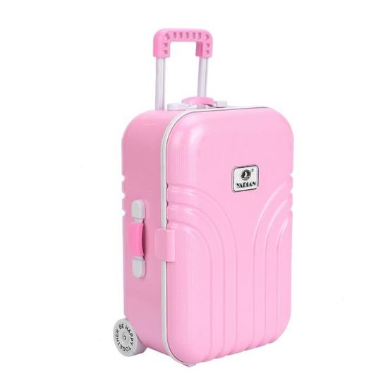 Bébé valise jouet mignon valise à roulettes en plastique mini