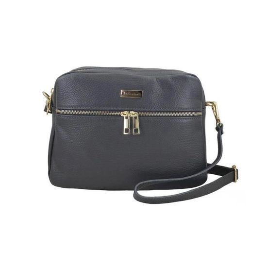 Sac Messager Vintage En Cuir Pleine Fleur Marron - Fait Main En Inde, Bandoulière Réglable, Fermoir Boucle