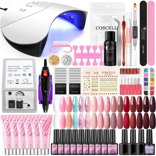 Kit 5 Vernis Gels KIRA NAILS - Couleurs Orange Et Rose - 6ml - Sans Emballage D'origine