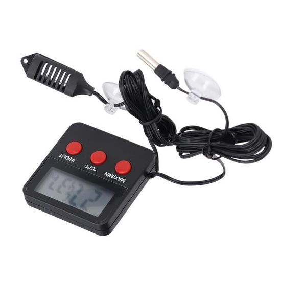 Lot De 6 Thermomètres De Fenêtre Analogiques - Transparent, Aiguille Métal - Plage -50°C à +50°C - Étanche IP66 - 7