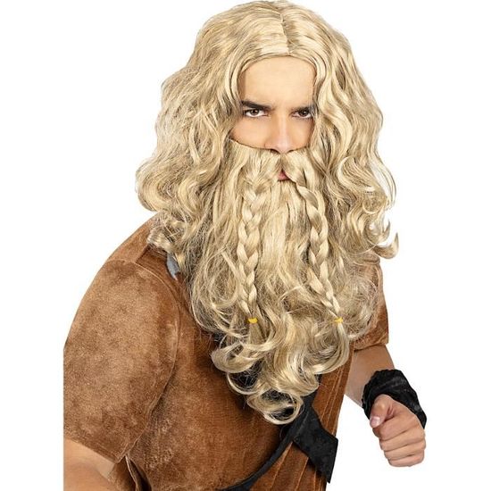 Funidelia Perruque Hagrid Avec Barbe Pour Homme - Accessoire Déguisement Harry Potter Officiel