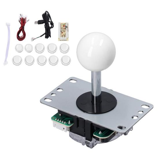 HURRISE Kit arcade joystick Encoder USB avec zéro délai Kit DIY de