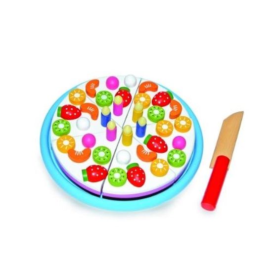 Gateau D Anniversaire En Bois A Decouper Cdiscount Jeux Jouets