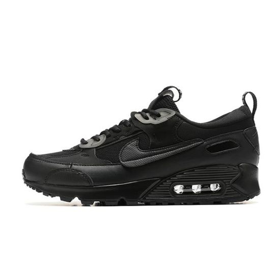Nike Air Max 90 baskets pour hommes noir jaune Noir Cdiscount