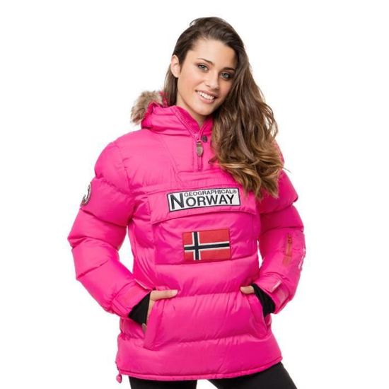 Doudoune GEOGRAPHICAL NORWAY BOLIDE Rose Femme 100 Polyester Rose Cdiscount Pret a Porter