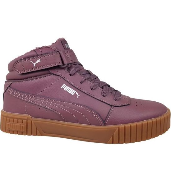 Chaussure puma top femme bordeaux
