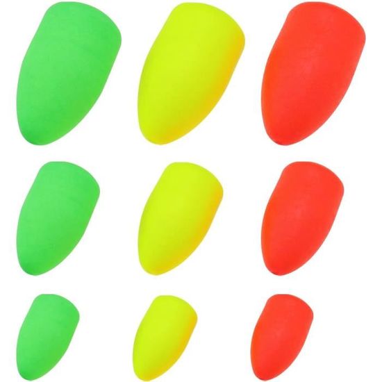 Banziaju Lot De 300 Perles De Pêche – Bouchons Flotteurs En Silicone – Tailles XS, S, M – Pour Ligne Monofilament Et Tresse