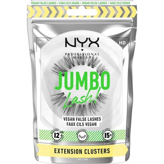 NYX Professional Makeup Faux-Cils, Longue Tenue 12h, Bandes Invisibles