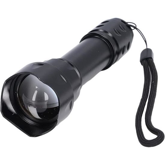 Lampe Torche LED Télescopique Magnétique – Chrome Métal – Neuf
