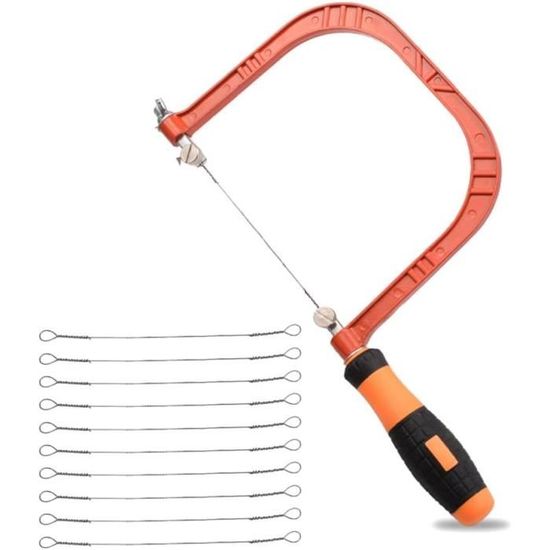 Jeu De 12 Lames De Scie à Chantourner - Pour Métal, Bois, Acier - Diamètre 0.7 à 1.35 Mm