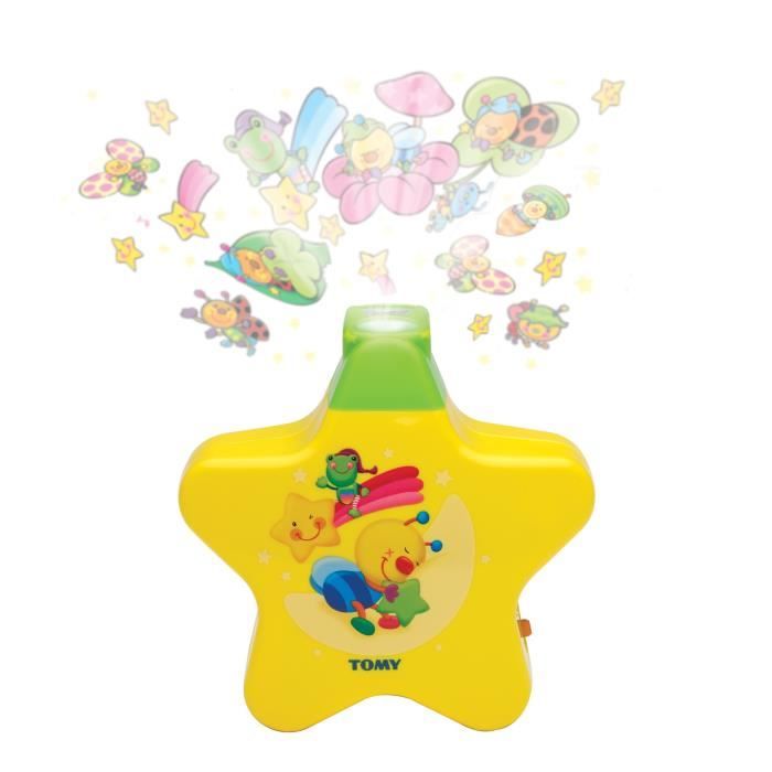 TOMY TOOMIES Veilleuse Etoile Enchantée - Jaune