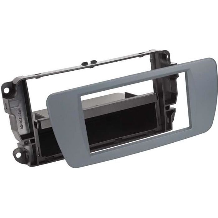 Adaptateur de façade 2-DIN avec vide poche Seat Ibiza 08 > conemara grey