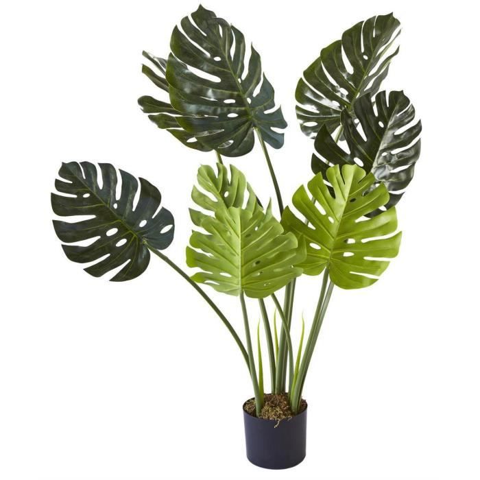 Deco plante ONNO Vert - Polyethylène 110 (H) cm
