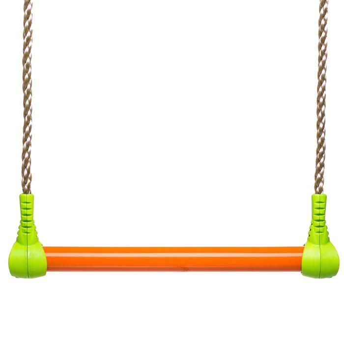 Trapèze métal - vert et orange - pour portique 1,90 à 2,50m - TRIGANO