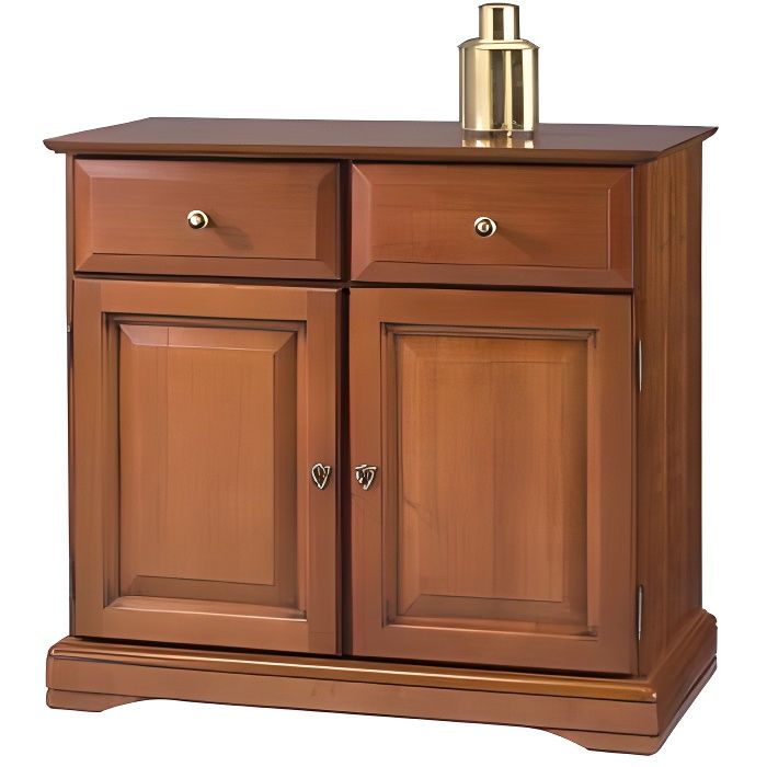 Buffet Bas Louis Philippe Merisier 2 portes 2 t…