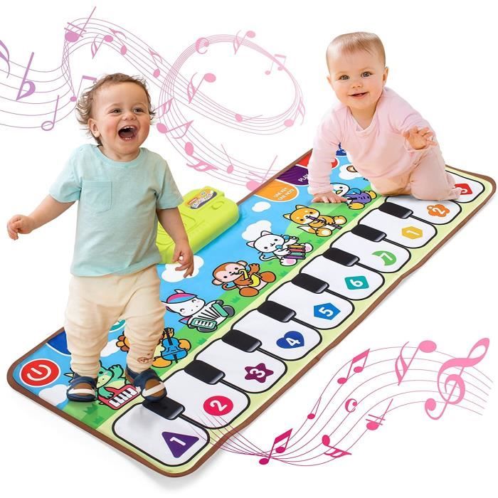 Tapis de danse piano pour enfants Tapis de musique pour piano éducation de la petite enfance bébé Jouets pour enfants de 1 à 4 ans.