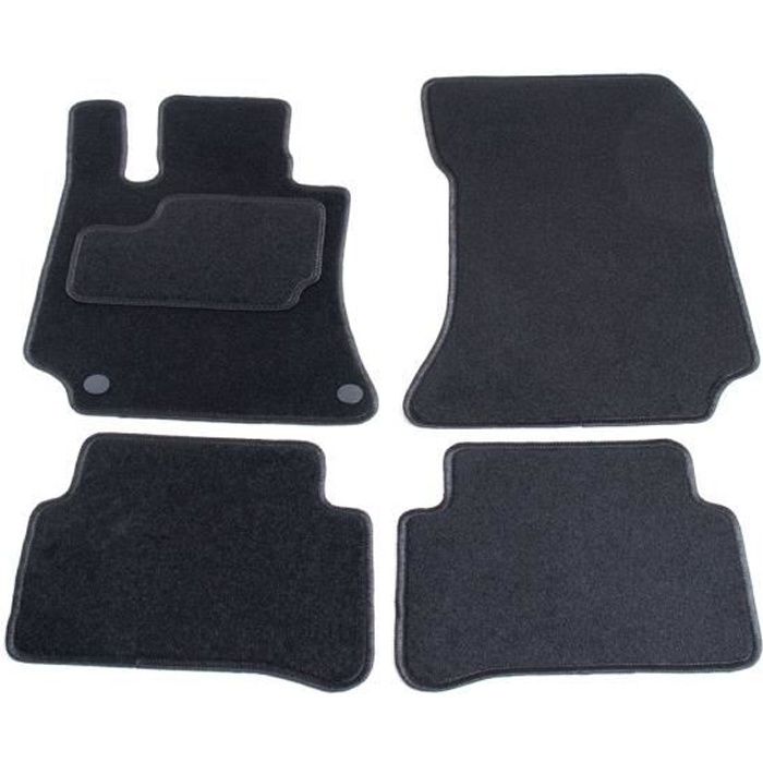 Tapis Mercedes Classe E W212 berline tricorps et touring à partir de 2009 - set de 4 (2 avant et 2 arrière)