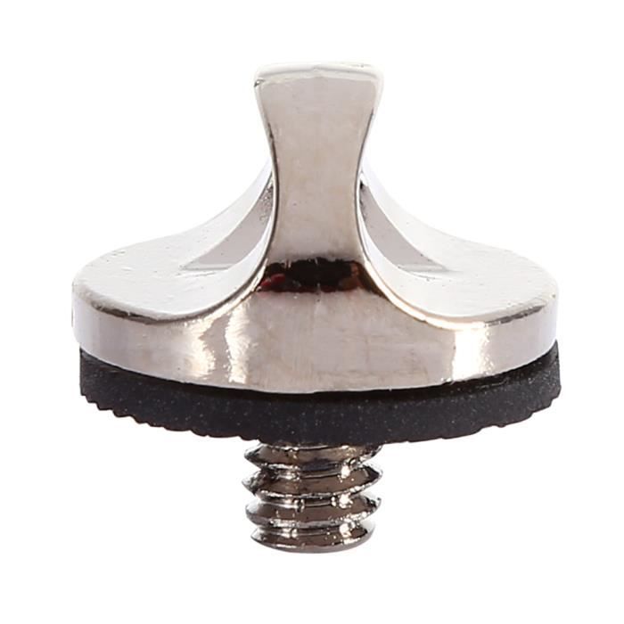Adaptateur à vis argent Madezz 1/4 'pour monture de plaque de fixation rapide sur trépied