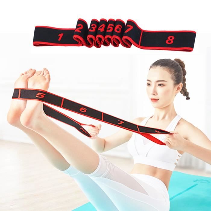 Élastique fitness Sport Femmes Bandes de résistance musculation adultes enfants Yoga pilates danse gym elastiband corde ruban sangle