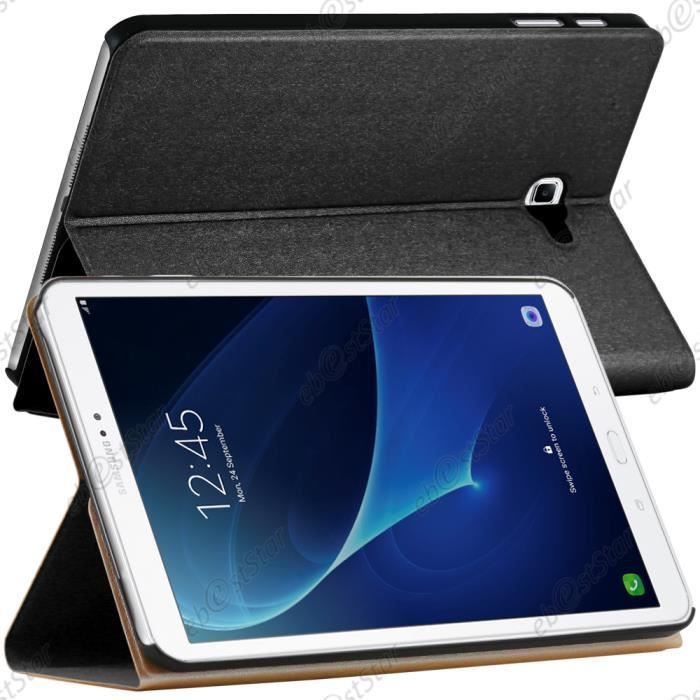 ebestStar ® pour Samsung Galaxy Tab A 2016 10.1 T580 T585 (A6) - Smartcase Etui aimantée Housse Smart Cover avec Coque arrière,
