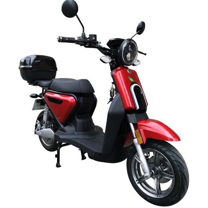 SCOOTER ELECTRIQUE CKA C1S, Rouge, Batterie 60V30Ah, Bonus Ecologique déjà déduit du prix