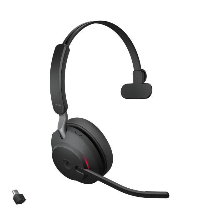 Casque Jabra Evolve2 65 - USB-C MS Teams Mono - Noir