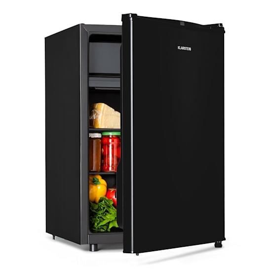 Réfrigérateur - Klarstein Obsidian - 72 litres - Compartiment à glace noir - T hermostat à 7 niveaux - Noir