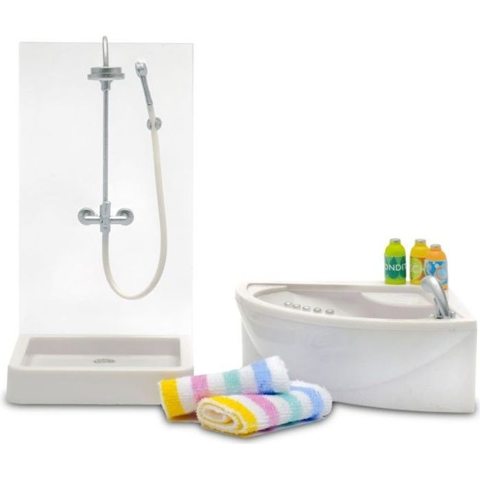 Lundby - Ensemble Baignoire + Douche
