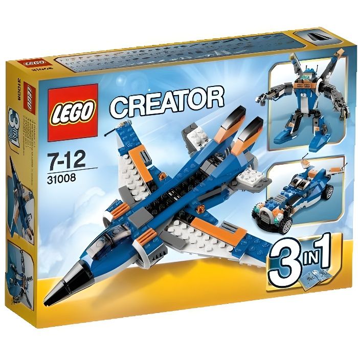 Lego Creato 31008 L'Avion De Chasse