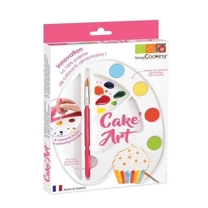 ScrapCooking - Palette de peinture alimentaire - Cake Art