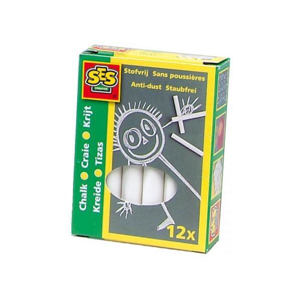 Ses Creative - 00200 - 12 Craies Blanche ø10mm