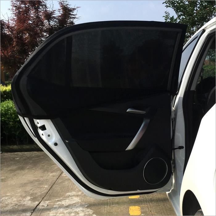 AVANC 2Pcs Pare-Soleil de Fenêtre Voiture Rideau Isolation Thermique Solaire env. 100×53.5cm