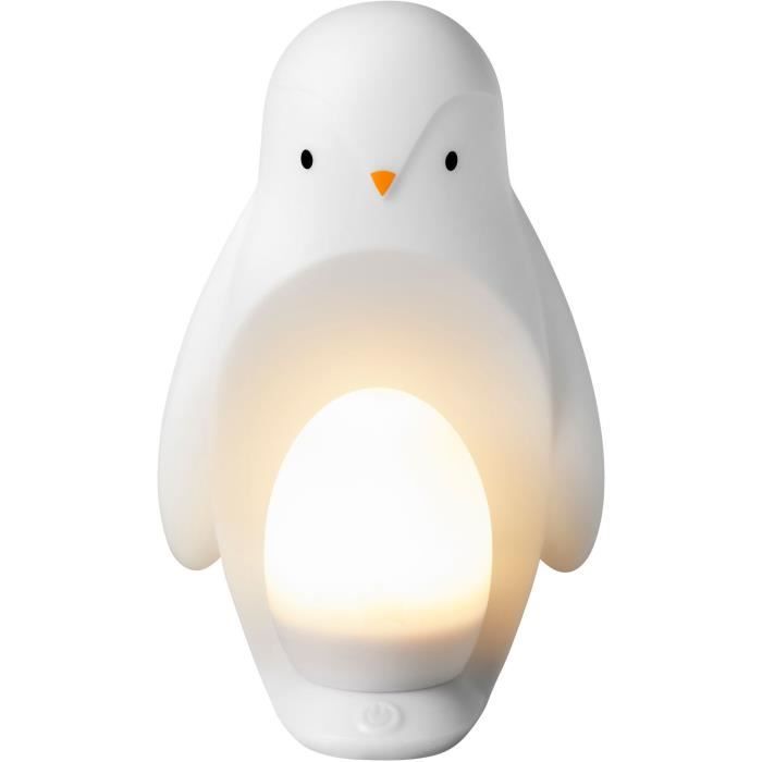 TOMMEE TIPPEE Veilleuse Pingouin 2-en-1 nomade, Luminosité Réglable, Alimentée par USB