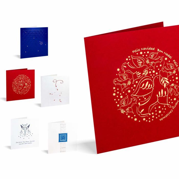 [unicef] unicef PK10XR1706 UNICEF Pack de 10 Cartes de Noel, Arte
